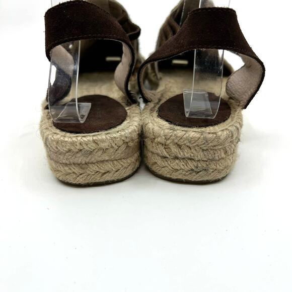 Picon Calf Hair Leopard Print  Espadrille Slip On Sandal 9 US - Picture 5 of 9